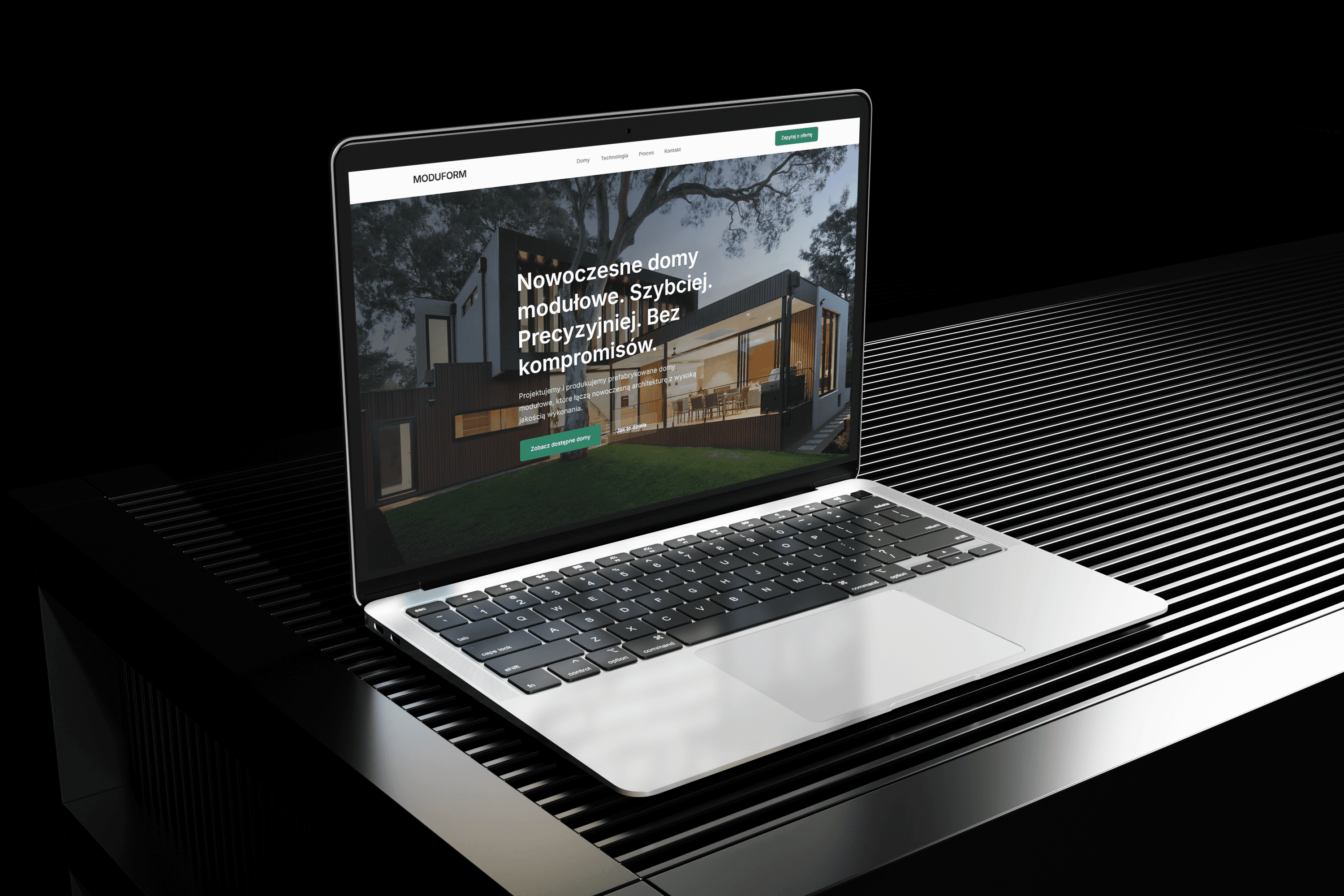 Strona internetowa dla producenta domów