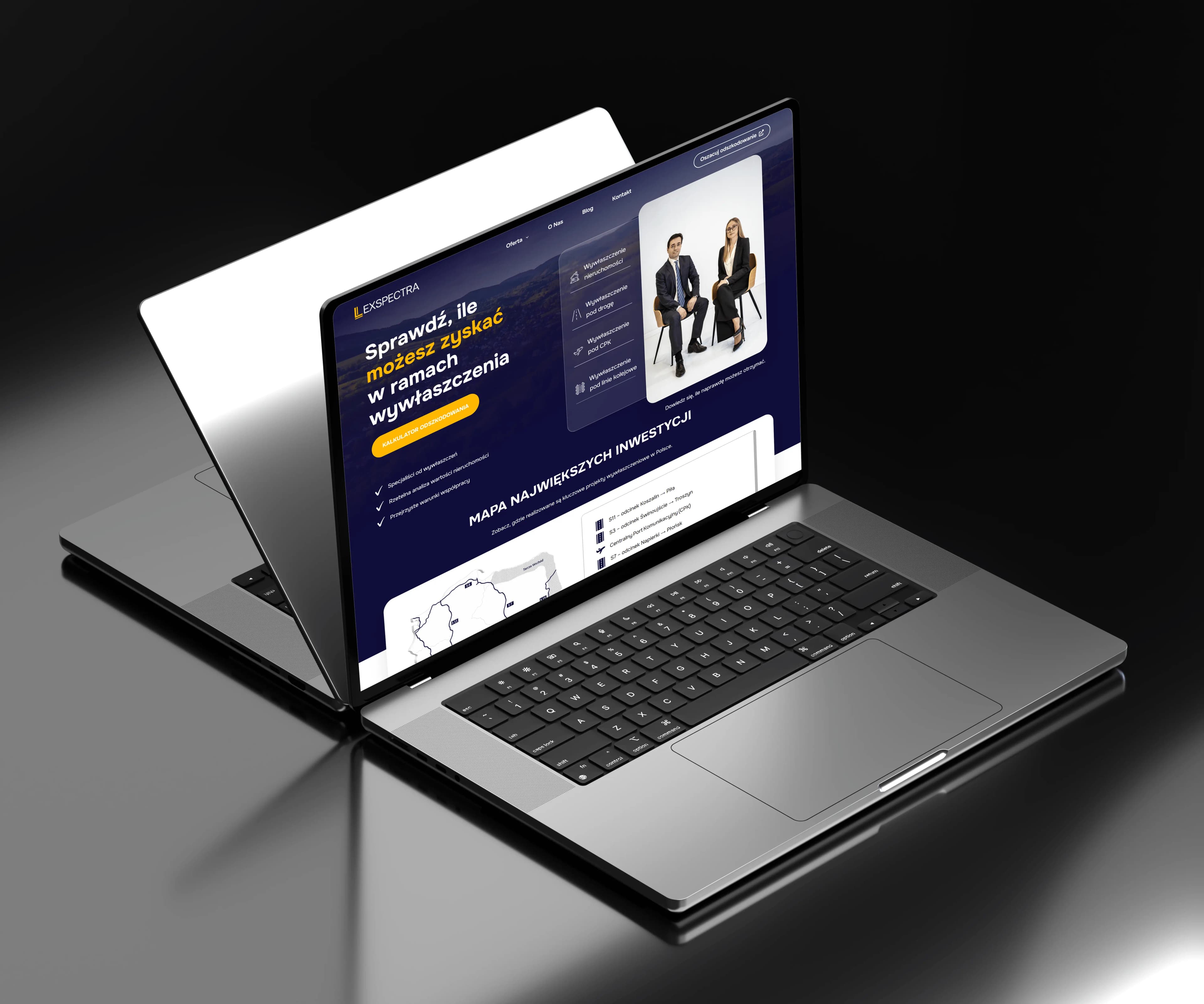 Strona internetowa dla kancelarii prawnej LexSpectra
